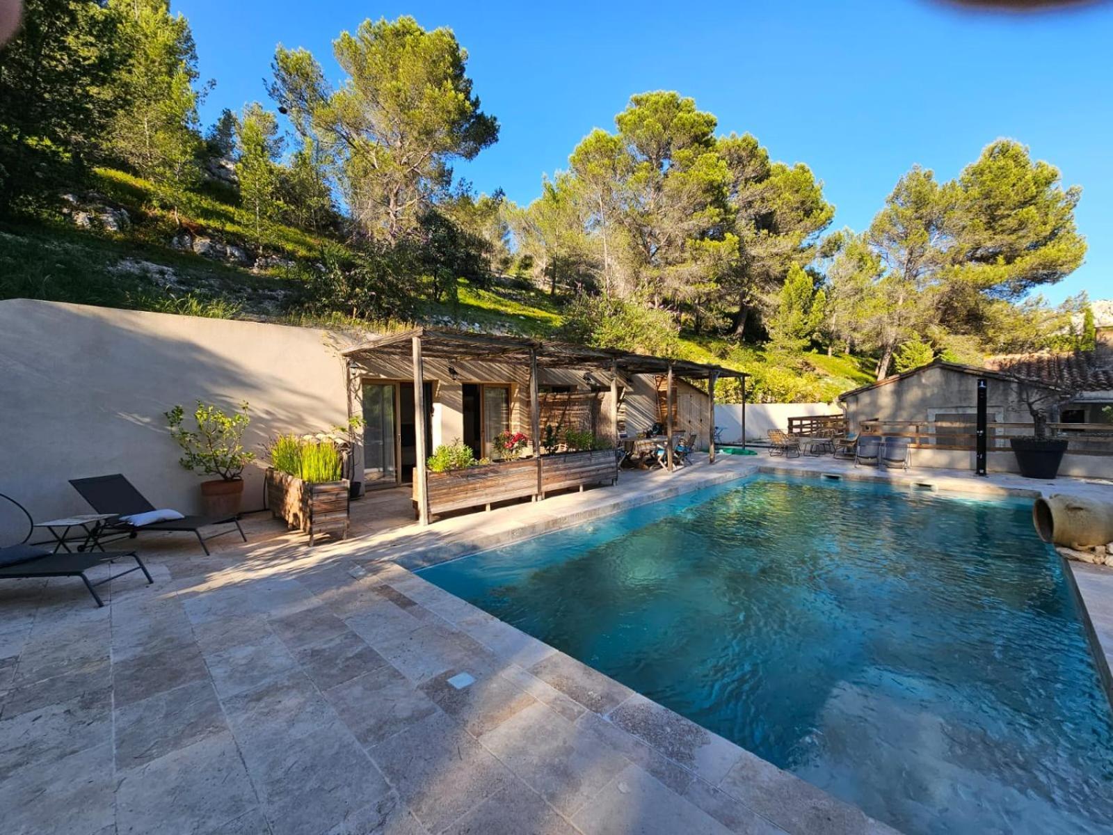 Mas De La Fadeto Bed & Breakfast Les Baux-de-Provence Exterior foto